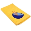 Полотенце махровое кухонное 35х60, цвет: лимонный Серия: Любимый дом инфо 7998v.